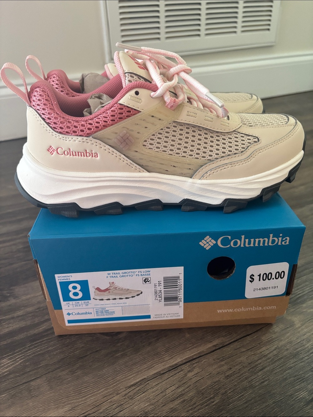 Columbia Trail Grotto FS Low Women's Size 8 Hiking Shoes Sneakers Outdoor